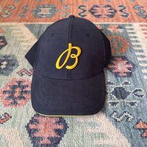 Breitling 1884 Embroidered Logo Navy Blue Baseball Cap
